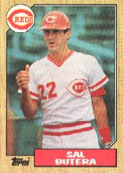 1987 Topps Baseball Cards      358     Sal Butera